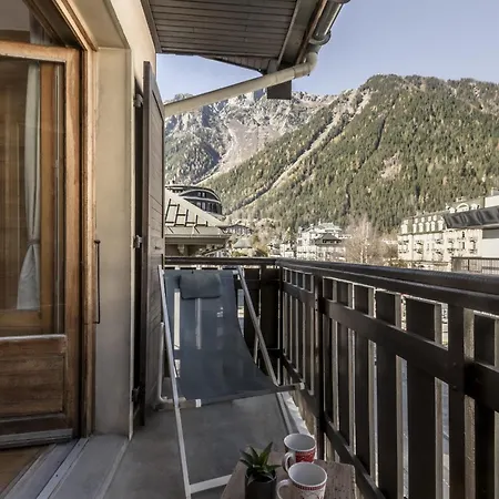 公寓 L'etoile Des Alpes -vue Montagne - Centre 霞慕尼